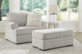 J&M Furniture - Ashley Furniture - Eastonbridge Oversized Chair and Ottoman - Oversized Chair and Ottoman - 56603U2